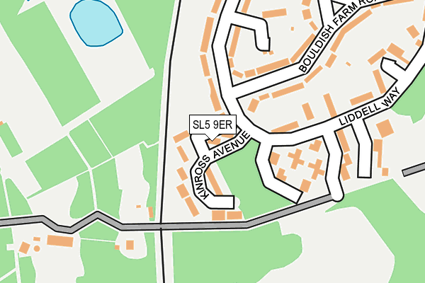 SL5 9ER map - OS OpenMap – Local (Ordnance Survey) SL5 9ER map - OS OpenMap – Local (Ordnance Survey)