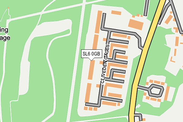 SL6 0GB map - OS OpenMap – Local (Ordnance Survey) SL6 0GB map - OS OpenMap – Local (Ordnance Survey)