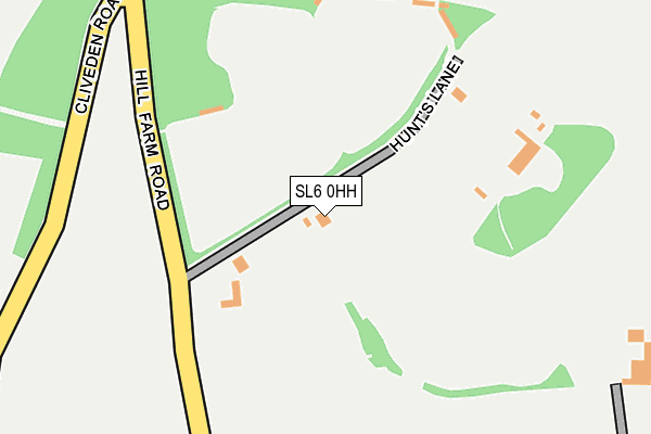SL6 0HH map - OS OpenMap – Local (Ordnance Survey) SL6 0HH map - OS OpenMap – Local (Ordnance Survey)