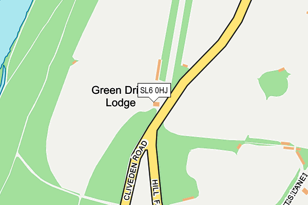 SL6 0HJ map - OS OpenMap – Local (Ordnance Survey) SL6 0HJ map - OS OpenMap – Local (Ordnance Survey)