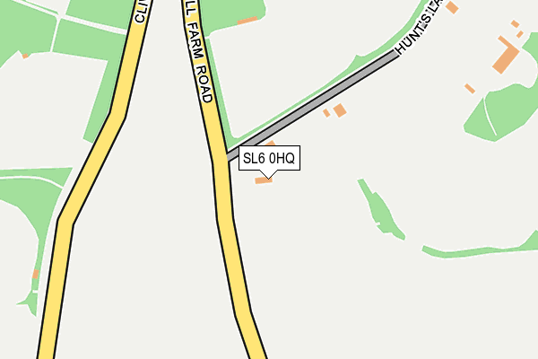 SL6 0HQ map - OS OpenMap – Local (Ordnance Survey) SL6 0HQ map - OS OpenMap – Local (Ordnance Survey)