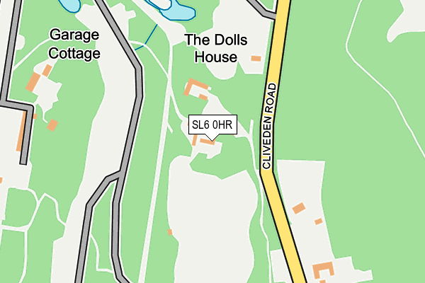 SL6 0HR map - OS OpenMap – Local (Ordnance Survey) SL6 0HR map - OS OpenMap – Local (Ordnance Survey)