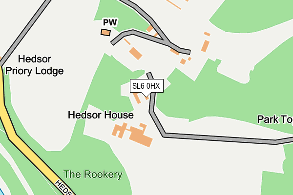 SL6 0HX map - OS OpenMap – Local (Ordnance Survey) SL6 0HX map - OS OpenMap – Local (Ordnance Survey)