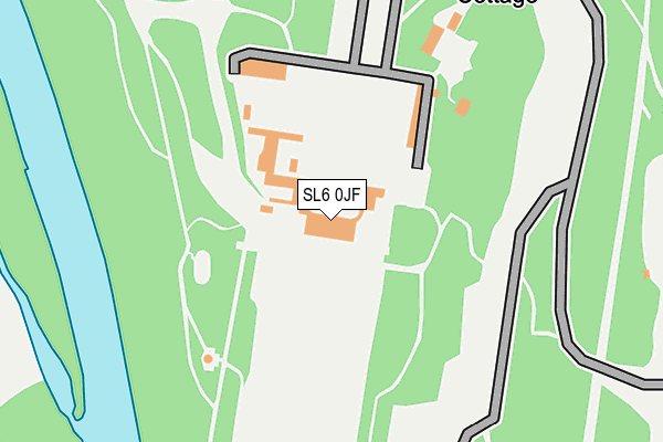 SL6 0JF map - OS OpenMap – Local (Ordnance Survey) SL6 0JF map - OS OpenMap – Local (Ordnance Survey)