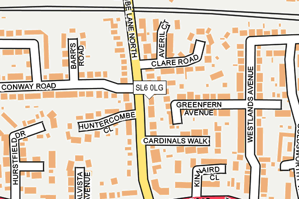 SL6 0LG map - OS OpenMap – Local (Ordnance Survey) SL6 0LG map - OS OpenMap – Local (Ordnance Survey)