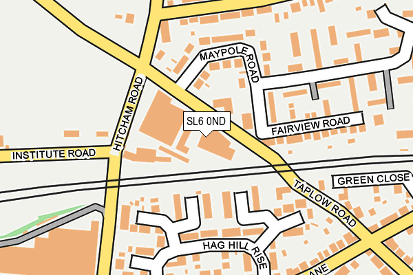 SL6 0ND map - OS OpenMap – Local (Ordnance Survey) SL6 0ND map - OS OpenMap – Local (Ordnance Survey)