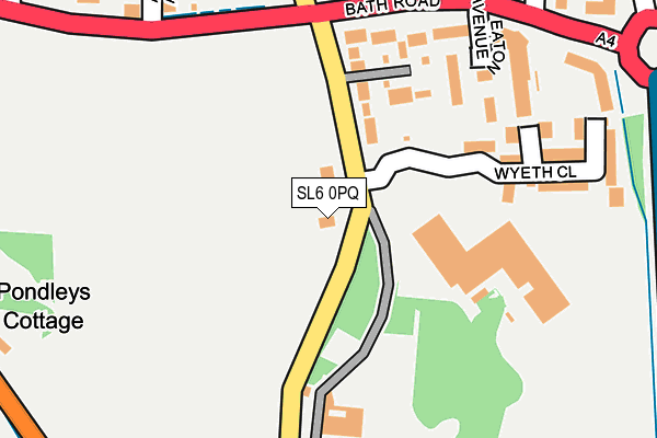 SL6 0PQ map - OS OpenMap – Local (Ordnance Survey) SL6 0PQ map - OS OpenMap – Local (Ordnance Survey)