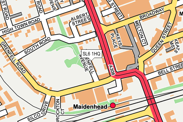 SL6 1HQ map - OS OpenMap – Local (Ordnance Survey) SL6 1HQ map - OS OpenMap – Local (Ordnance Survey)