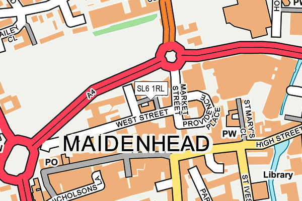 SL6 1RL map - OS OpenMap – Local (Ordnance Survey) SL6 1RL map - OS OpenMap – Local (Ordnance Survey)