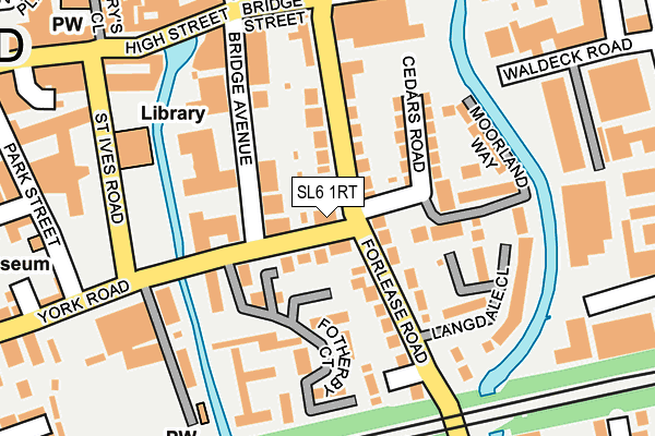 SL6 1RT map - OS OpenMap – Local (Ordnance Survey) SL6 1RT map - OS OpenMap – Local (Ordnance Survey)