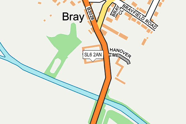 SL6 2AN map - OS OpenMap – Local (Ordnance Survey) SL6 2AN map - OS OpenMap – Local (Ordnance Survey)
