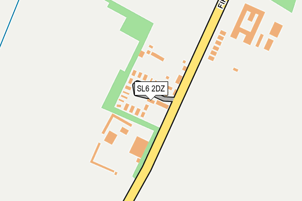 SL6 2DZ map - OS OpenMap – Local (Ordnance Survey) SL6 2DZ map - OS OpenMap – Local (Ordnance Survey)
