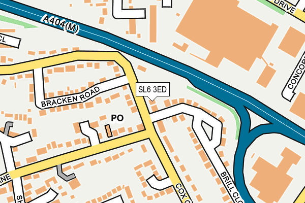 SL6 3ED map - OS OpenMap – Local (Ordnance Survey) SL6 3ED map - OS OpenMap – Local (Ordnance Survey)
