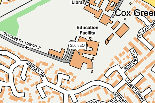 SL6 3EQ map - OS OpenMap – Local (Ordnance Survey) SL6 3EQ map - OS OpenMap – Local (Ordnance Survey)