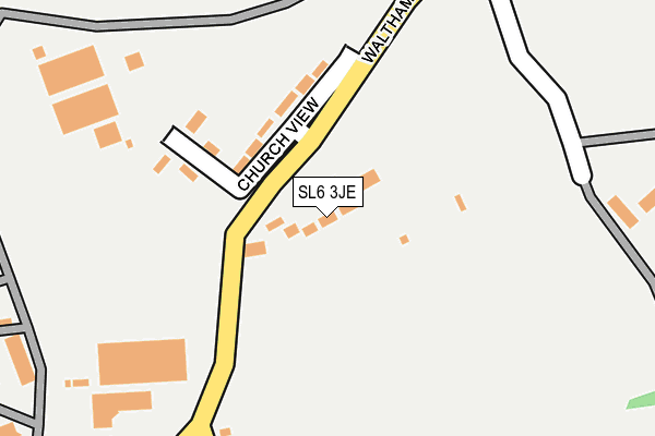 SL6 3JE map - OS OpenMap – Local (Ordnance Survey) SL6 3JE map - OS OpenMap – Local (Ordnance Survey)