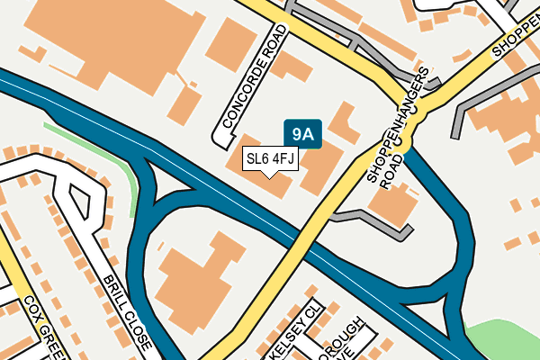 SL6 4FJ map - OS OpenMap – Local (Ordnance Survey) SL6 4FJ map - OS OpenMap – Local (Ordnance Survey)