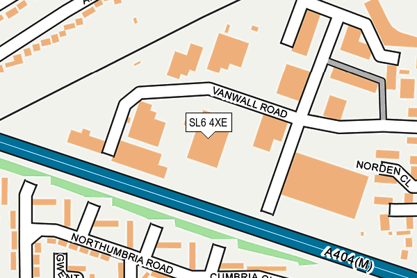 SL6 4XE map - OS OpenMap – Local (Ordnance Survey) SL6 4XE map - OS OpenMap – Local (Ordnance Survey)