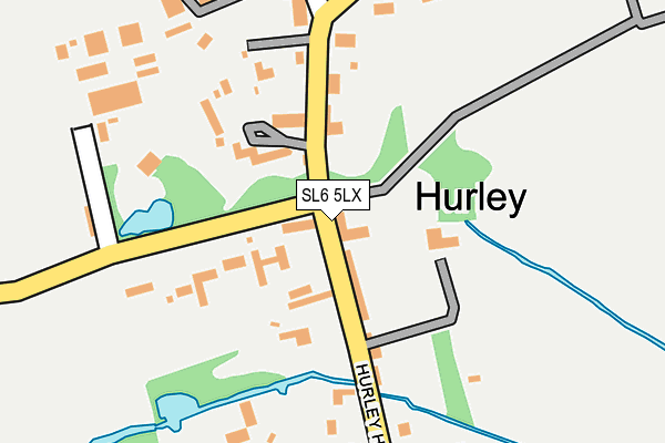 SL6 5LX map - OS OpenMap – Local (Ordnance Survey) SL6 5LX map - OS OpenMap – Local (Ordnance Survey)
