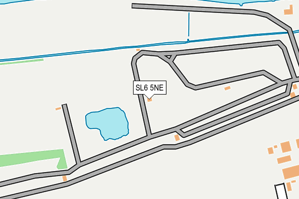 SL6 5NE map - OS OpenMap – Local (Ordnance Survey) SL6 5NE map - OS OpenMap – Local (Ordnance Survey)