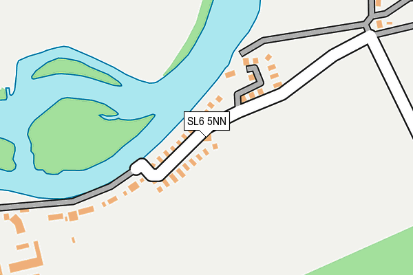SL6 5NN map - OS OpenMap – Local (Ordnance Survey) SL6 5NN map - OS OpenMap – Local (Ordnance Survey)