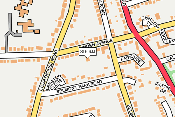 SL6 6JJ map - OS OpenMap – Local (Ordnance Survey) SL6 6JJ map - OS OpenMap – Local (Ordnance Survey)