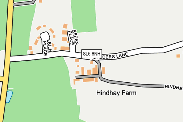 SL6 6NH map - OS OpenMap – Local (Ordnance Survey) SL6 6NH map - OS OpenMap – Local (Ordnance Survey)