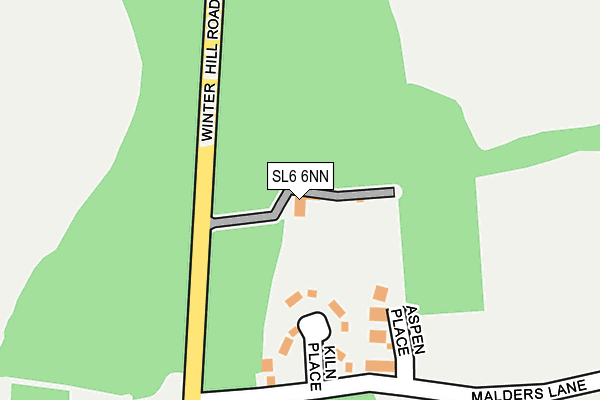 SL6 6NN map - OS OpenMap – Local (Ordnance Survey) SL6 6NN map - OS OpenMap – Local (Ordnance Survey)