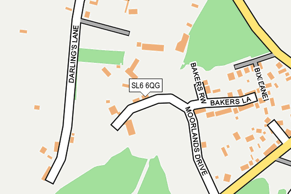SL6 6QG map - OS OpenMap – Local (Ordnance Survey)