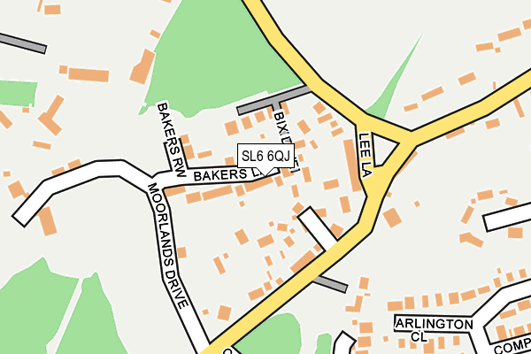 SL6 6QJ map - OS OpenMap – Local (Ordnance Survey) SL6 6QJ map - OS OpenMap – Local (Ordnance Survey)