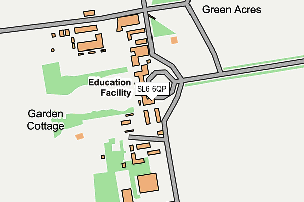 SL6 6QP map - OS OpenMap – Local (Ordnance Survey) SL6 6QP map - OS OpenMap – Local (Ordnance Survey)
