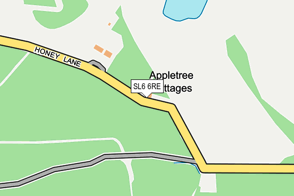 SL6 6RE map - OS OpenMap – Local (Ordnance Survey) SL6 6RE map - OS OpenMap – Local (Ordnance Survey)