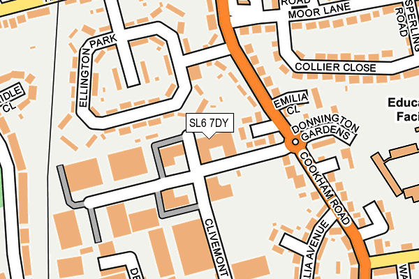 SL6 7DY map - OS OpenMap – Local (Ordnance Survey) SL6 7DY map - OS OpenMap – Local (Ordnance Survey)