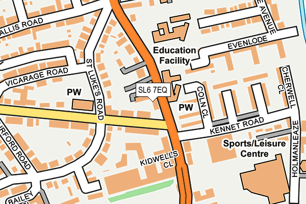 SL6 7EQ map - OS OpenMap – Local (Ordnance Survey) SL6 7EQ map - OS OpenMap – Local (Ordnance Survey)