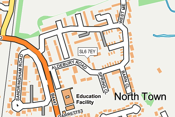 SL6 7EY map - OS OpenMap – Local (Ordnance Survey) SL6 7EY map - OS OpenMap – Local (Ordnance Survey)