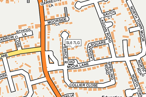SL6 7LG map - OS OpenMap – Local (Ordnance Survey) SL6 7LG map - OS OpenMap – Local (Ordnance Survey)