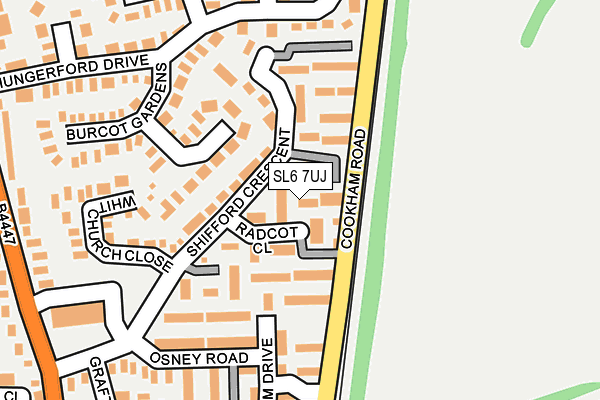 SL6 7UJ map - OS OpenMap – Local (Ordnance Survey) SL6 7UJ map - OS OpenMap – Local (Ordnance Survey)