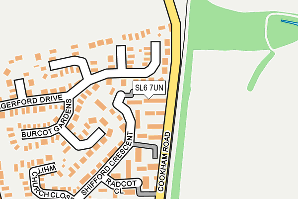 SL6 7UN map - OS OpenMap – Local (Ordnance Survey) SL6 7UN map - OS OpenMap – Local (Ordnance Survey)