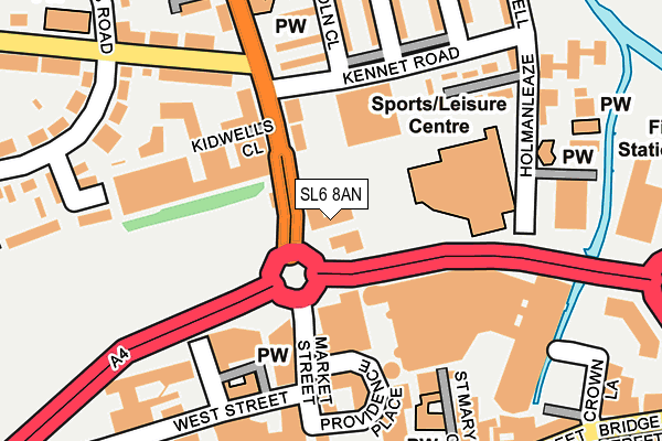 SL6 8AN map - OS OpenMap – Local (Ordnance Survey) SL6 8AN map - OS OpenMap – Local (Ordnance Survey)