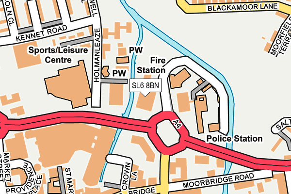 SL6 8BN map - OS OpenMap – Local (Ordnance Survey) SL6 8BN map - OS OpenMap – Local (Ordnance Survey)