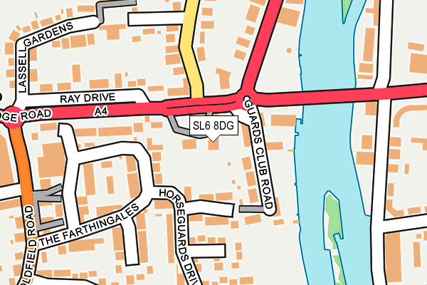 SL6 8DG map - OS OpenMap – Local (Ordnance Survey) SL6 8DG map - OS OpenMap – Local (Ordnance Survey)