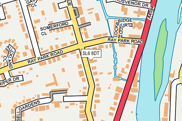 SL6 8DT map - OS OpenMap – Local (Ordnance Survey) SL6 8DT map - OS OpenMap – Local (Ordnance Survey)