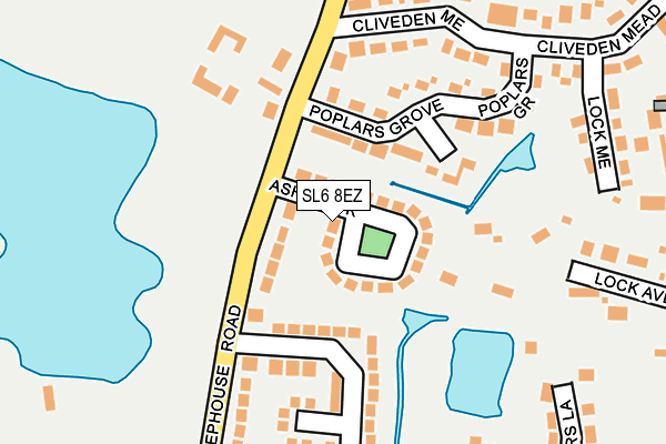 SL6 8EZ map - OS OpenMap – Local (Ordnance Survey) SL6 8EZ map - OS OpenMap – Local (Ordnance Survey)