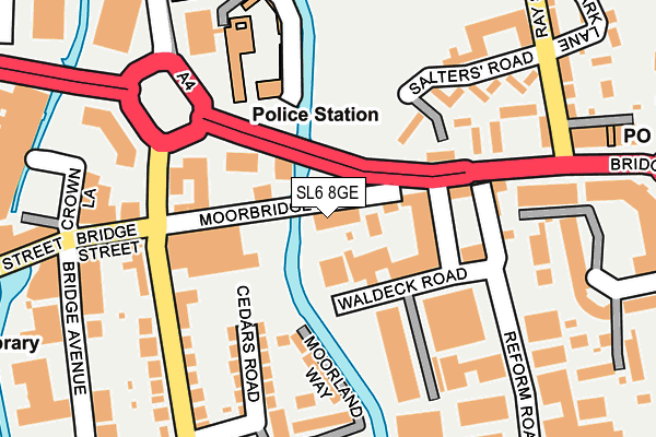 SL6 8GE map - OS OpenMap – Local (Ordnance Survey) SL6 8GE map - OS OpenMap – Local (Ordnance Survey)
