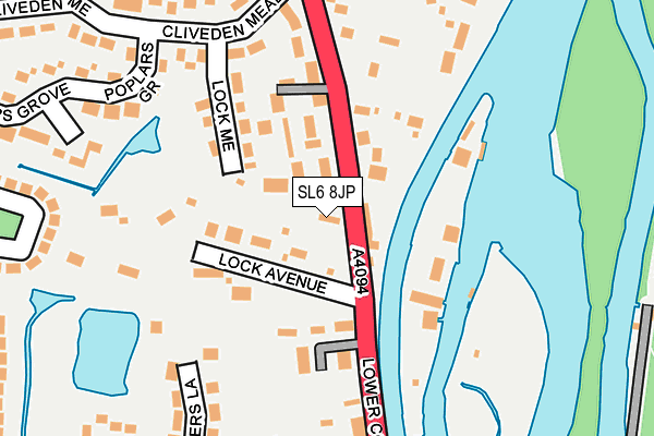SL6 8JP map - OS OpenMap – Local (Ordnance Survey) SL6 8JP map - OS OpenMap – Local (Ordnance Survey)