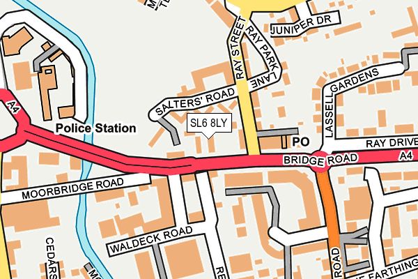 SL6 8LY map - OS OpenMap – Local (Ordnance Survey) SL6 8LY map - OS OpenMap – Local (Ordnance Survey)