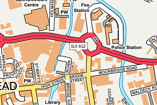 SL6 8QZ map - OS OpenMap – Local (Ordnance Survey) SL6 8QZ map - OS OpenMap – Local (Ordnance Survey)