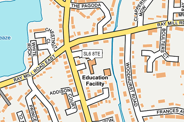 SL6 8TE map - OS OpenMap – Local (Ordnance Survey) SL6 8TE map - OS OpenMap – Local (Ordnance Survey)
