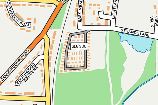 SL6 9DU map - OS OpenMap – Local (Ordnance Survey) SL6 9DU map - OS OpenMap – Local (Ordnance Survey)