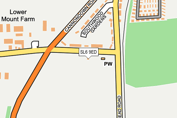 SL6 9ED map - OS OpenMap – Local (Ordnance Survey) SL6 9ED map - OS OpenMap – Local (Ordnance Survey)