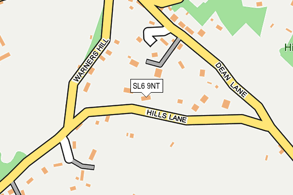 SL6 9NT map - OS OpenMap – Local (Ordnance Survey) SL6 9NT map - OS OpenMap – Local (Ordnance Survey)